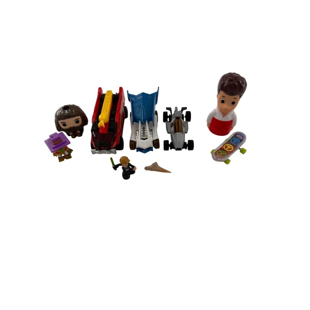 Mixed Toy Bundle Hot Wheels Funko Pop 9 Piece Shark Tooth Minecraft Skateboard c